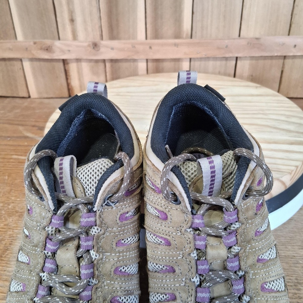 Oboz Sawtooth Low Hiking Shoes Womens 8.5 W Brown Suede Mesh Trail Waterproof - Picture 9 of 10
